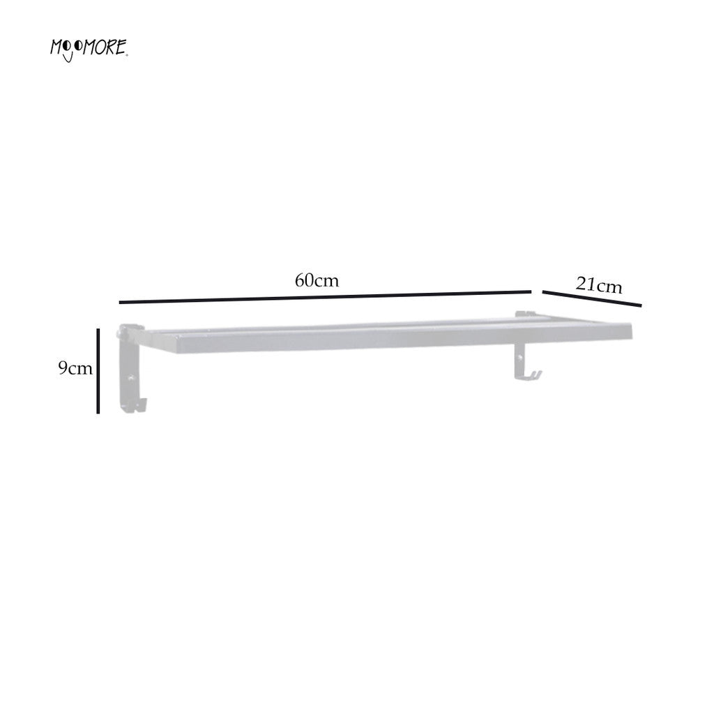Mojomore Premium SS Towel Bar Wall Mounted Rack Bathroom Holder Hanger