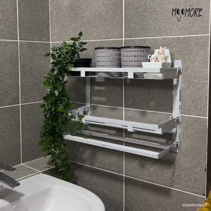 Mojomore Bathroom Rack Rak Sabun Bilik Mandi Toilet Rack Shelf Shampoo Rack Organizer Towel