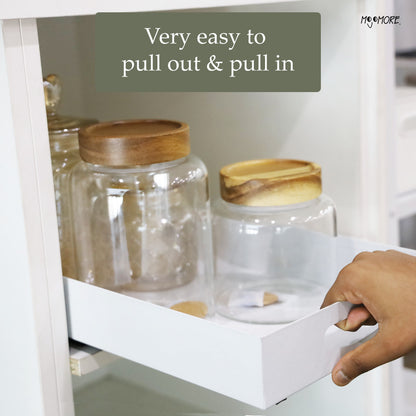 Mojomore Kitchen Cabinet Pull Out Dish Bowl Rack Multi Function Basket Drawer