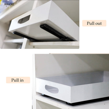Mojomore Kitchen Cabinet Pull Out Dish Bowl Rack Multi Function Basket Drawer