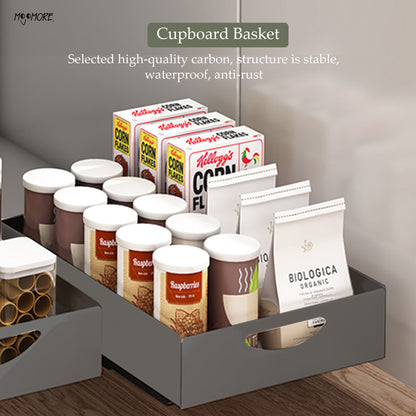 Mojomore Kitchen Cabinet Pull Out Dish Bowl Rack Multi Function Basket Drawer