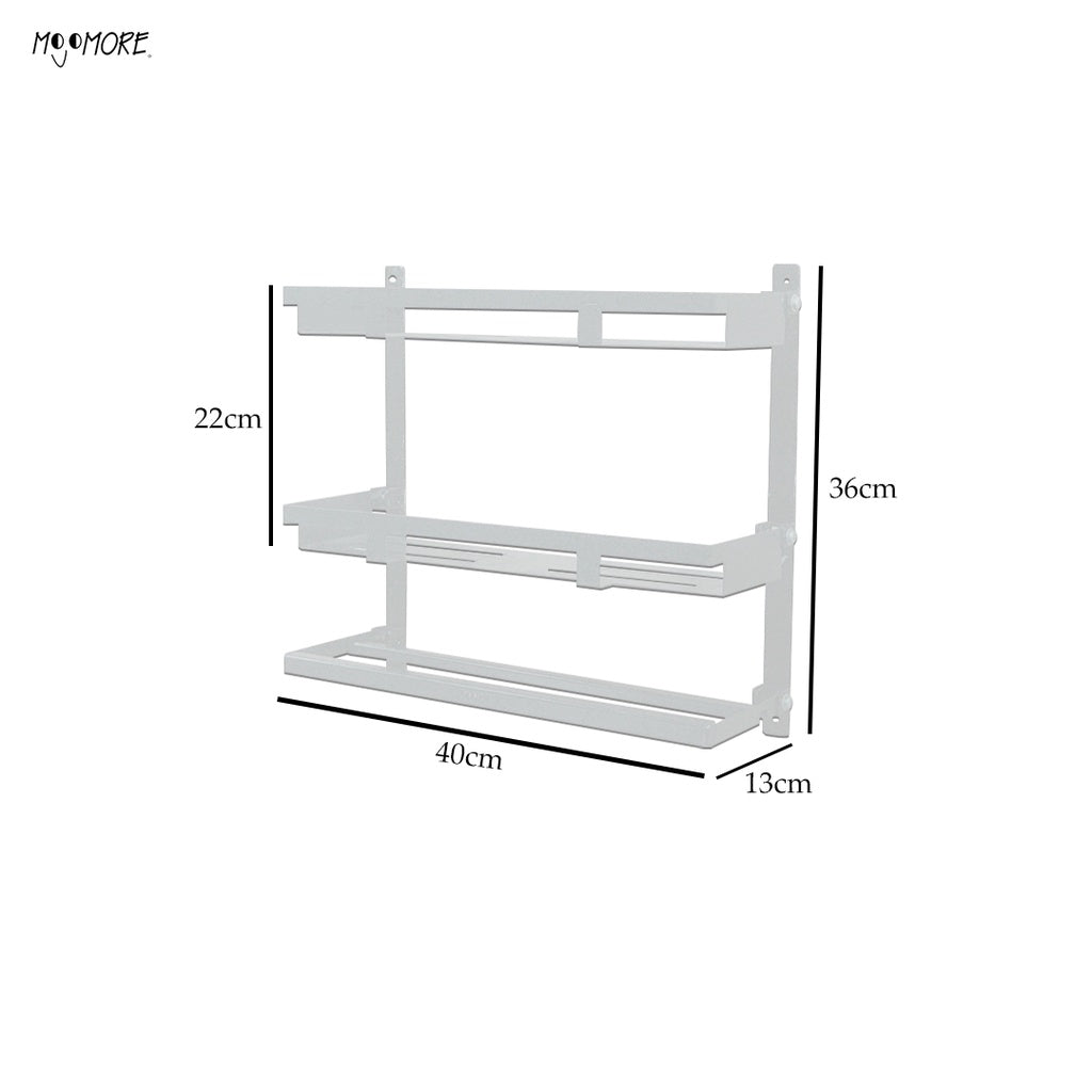 Mojomore Bathroom Rack Rak Sabun Bilik Mandi Toilet Rack Shelf Shampoo Rack Organizer Towel