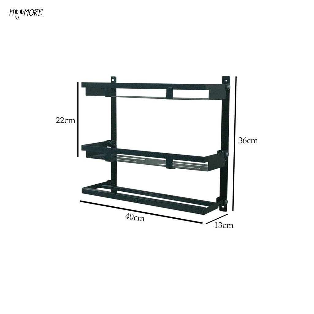 Mojomore Bathroom Rack Rak Sabun Bilik Mandi Toilet Rack Shelf Shampoo Rack Organizer Towel