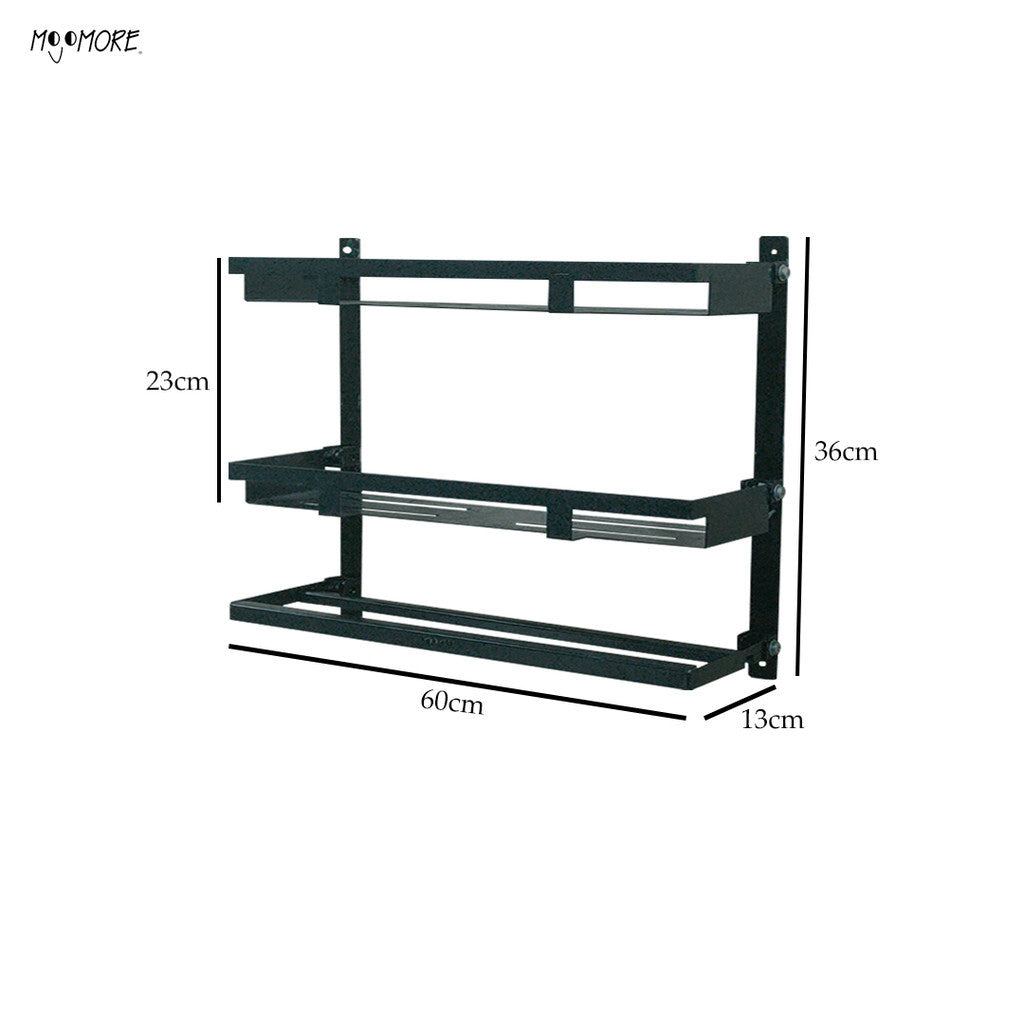 Mojomore Bathroom Rack Rak Sabun Bilik Mandi Toilet Rack Shelf Shampoo Rack Organizer Towel
