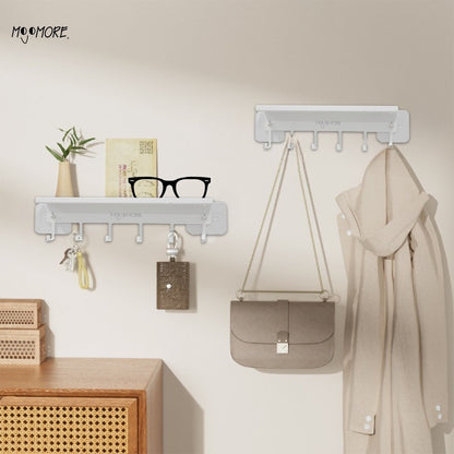 MOJOMORE Metal Key Holder with Shelf