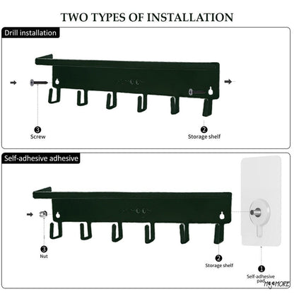 MOJOMORE Metal Key Holder with Shelf