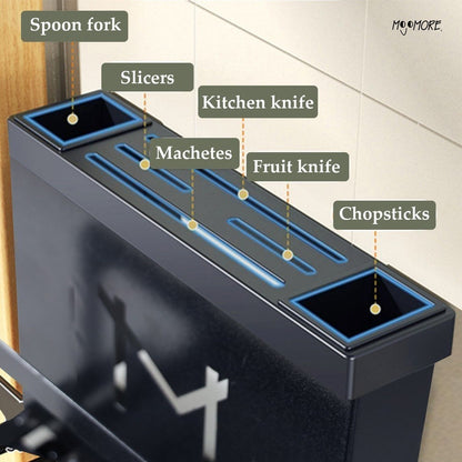 Mojomore Kitchen Rack Knife Holder Chopping Board Holder Kitchen Tool Storage Spoon Rak