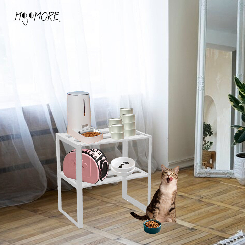MOJOMORE 2 Layer Multipurpose Storage Organizer Rack