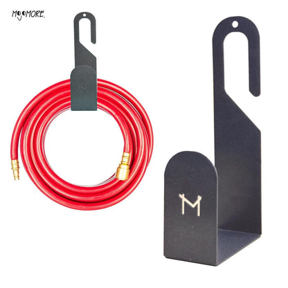 MOJOMORE Metal Garden Hose Holder | Water Hose Holder | Heavy Duty Water Hose Storage Hanger Garden Hose hooker