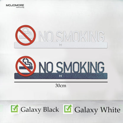 MOJOMORE Modern 3D Acrylic Signage- No Smoking Signage Custom Acrylic Signage