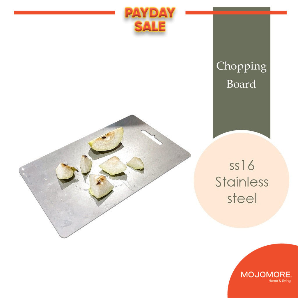 MOJOMORE SS316 Grade Stainless Steel Heavy Duty Cutting Board Chopping Board for Home Kitchen