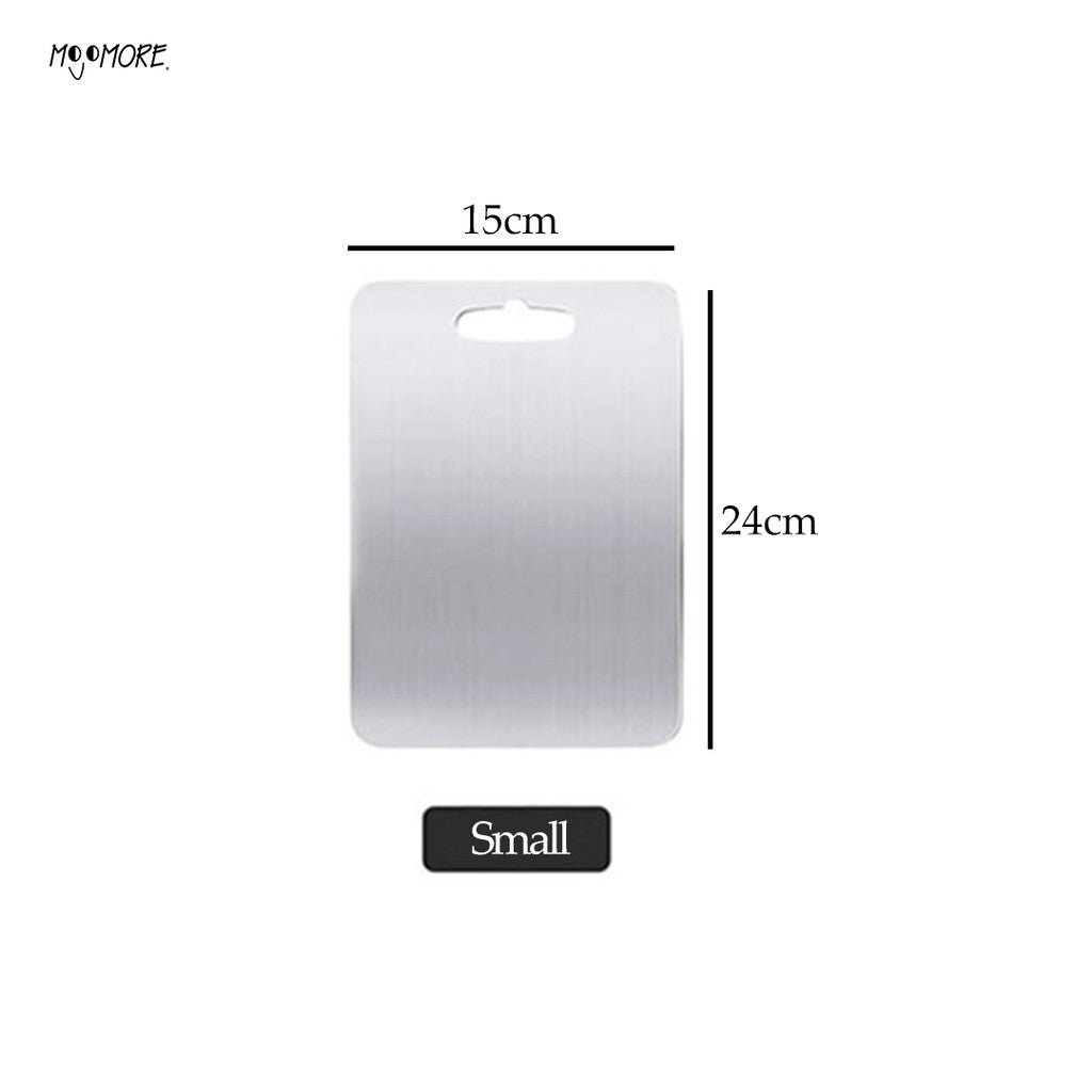 MOJOMORE SS316 Grade Stainless Steel Heavy Duty Cutting Board Chopping Board for Home Kitchen