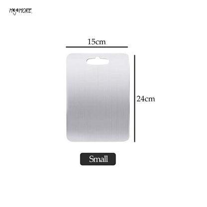 MOJOMORE SS316 Grade Stainless Steel Heavy Duty Cutting Board Chopping Board for Home Kitchen