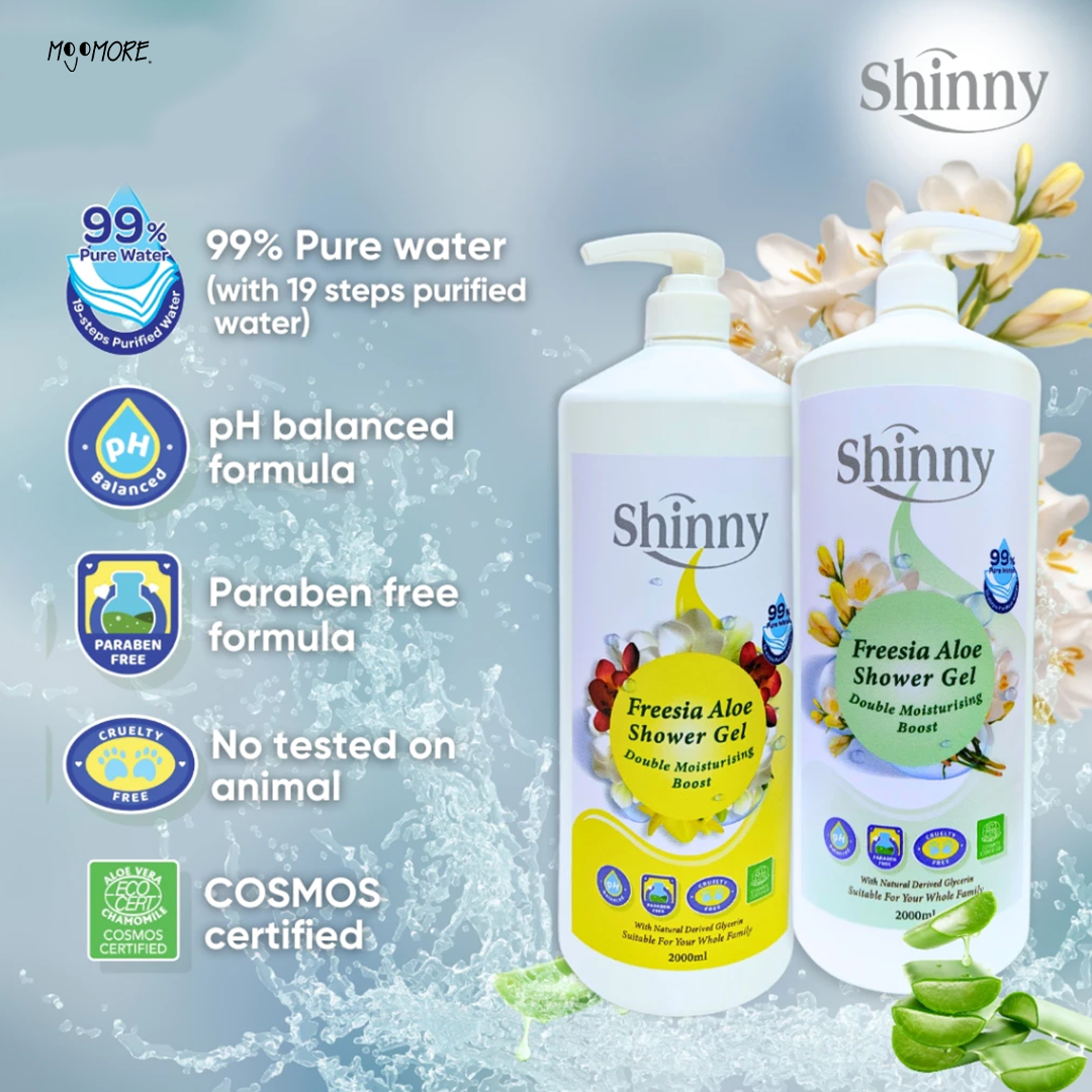 Shinny Shower Gel 2L Shower Gel Shampoo Mandi Wangi Body Wash