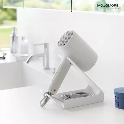 MOJOMORE Desktop Standing Hair Dryer Holder | Hands-Free Hair Straightener | Curling Iron Stand