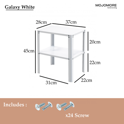 MOJOMORE Coffee Table Living Room Sofa Side Small Table Corner Heady Duty Metal Meja Kecil Kopi Ruang