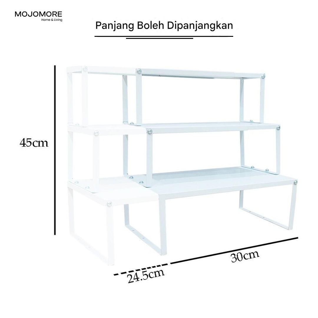 Expandable Stackable Organizer Rack