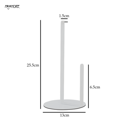 Mojomore Paper Towel Holder Stainless Steel Countertop Roll Kitchen Paper Towel Standing One-Hand Operation Organize