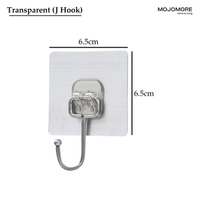 Mojomore Wall Hooks Seamless Screw, No-Punch Strong Adhesive Hook Screws ,Kitchen Bathroom Brackets Fixed Nail,Reusable