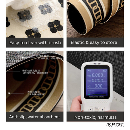 Mojomore Long Absorbent Bath Mat Alas Kaki Karpet Antislip Floor Mat Fast Dry Floor Diatom Mat Karpet