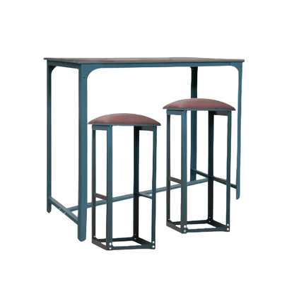 Bar Table with 2 Units High Bar Stool Set - Mojomore