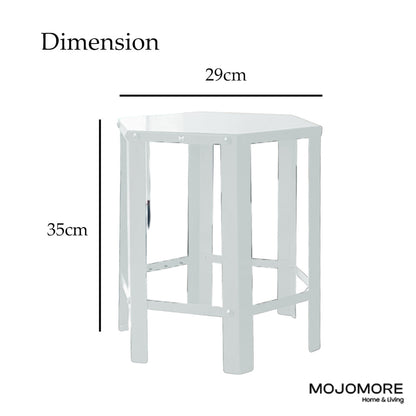 Hexagon Side Table