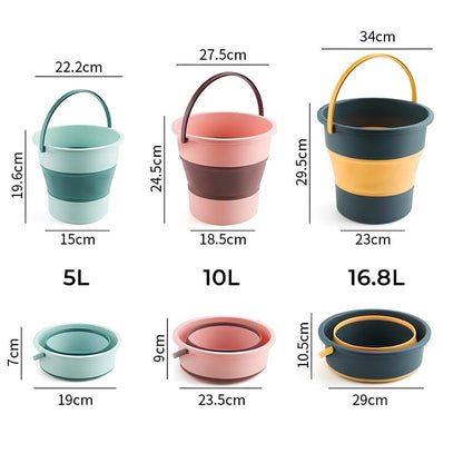 Foldable Collapsible Water Bucket - Mojomore