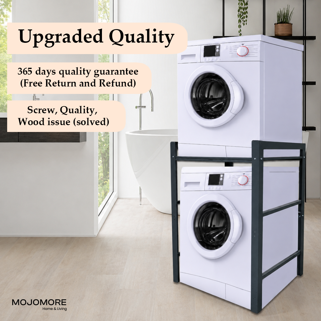 MOJOMORE Washing Drum Floor Machine Rak Dishwasher Microwave Oven Dryer Storage Shelf rak mesin basuh
