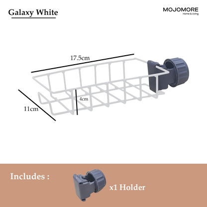 MOJOMORE Strong Faucet Kitchen Sink Sponge Dishwasher Soap Holder Kitchenware Drainer Rak Dapur