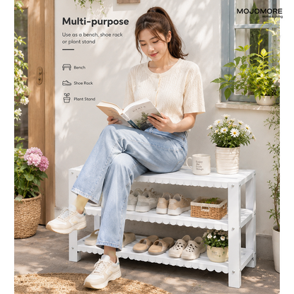 MOJOMORE ARC Series Premium Metal Storage Rack | Space Saving Shelf Organizer | Multi-Purpose Home Organizer