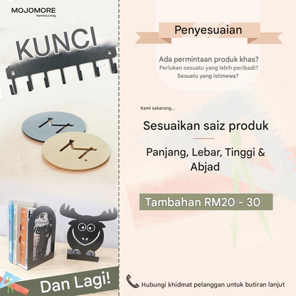 [Clearance] MOJOMORE Metal Bookend Book Stand