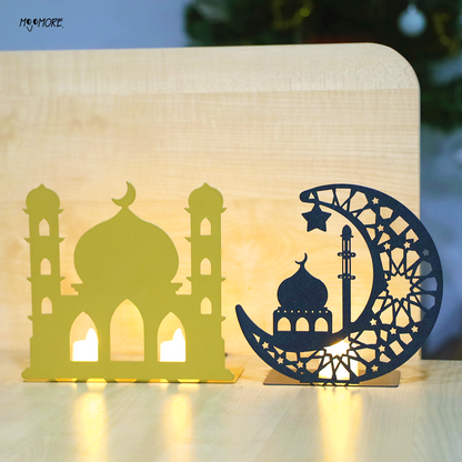 Mojomore Selamat Hari Raya Aidilfitri EID Muslim Metal Pendant Mubarak Ramadan Decoration | Lampu Raya Deco Viral