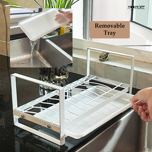 MOJOMORE Bowl Stand, Kitchen Drain Rack, Dish Rack, Storage Shelf, Dishes, Dish Storage