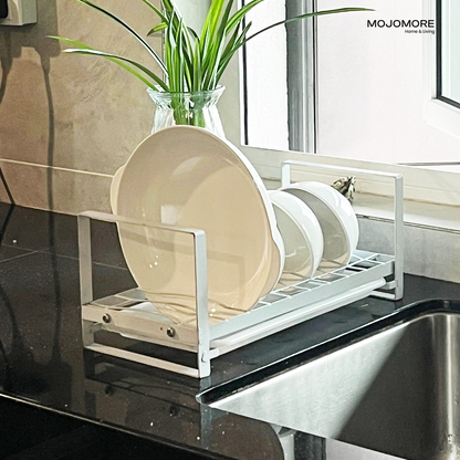 MOJOMORE Bowl Stand, Kitchen Drain Rack, Dish Rack, Storage Shelf, Dishes, Dish Storage