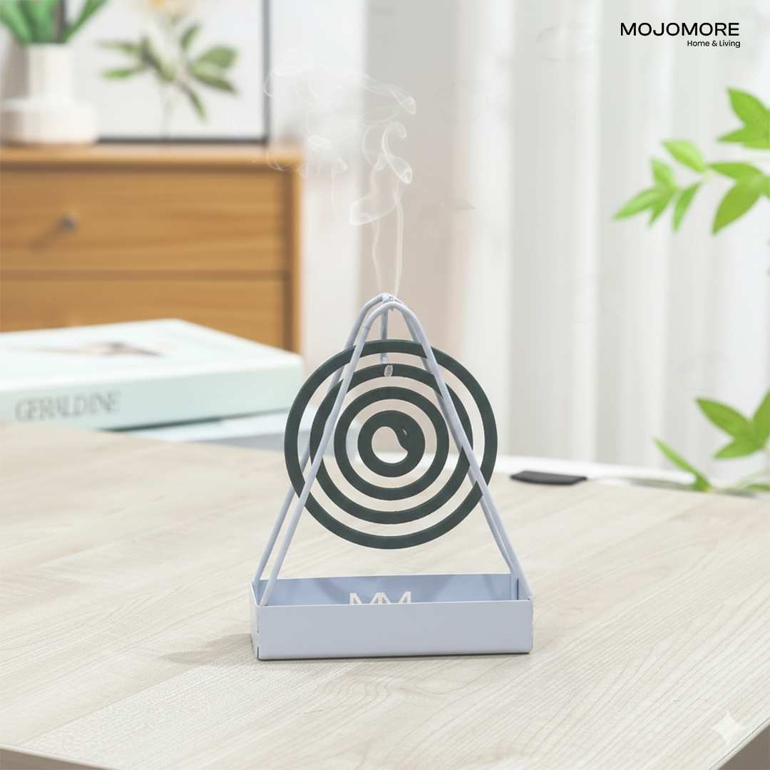 MOJOMORE Creative Mosquito Coil Holder Home Decor Triangular-shaped Triangle Holder Coil Hanging Rack