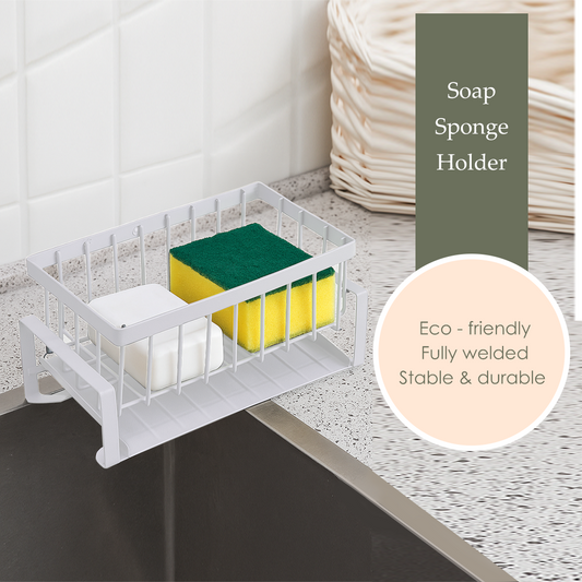 MOJOMORE Kitchen Sink Drain Rack Soap Sponge Holder Drainer Shelf Kitchen Sink Organizer