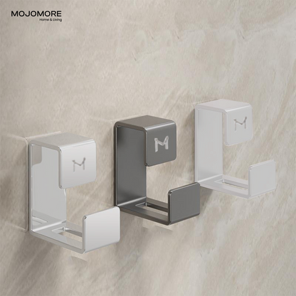 MOJOMORE Bathroom Basin Hook, with Gel Space Saving Wall Hangers Hooks, Sticky Stainless Steel Wall-mounted