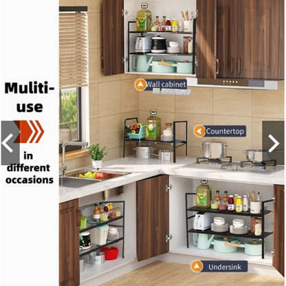 Extendable Under Sink Rack