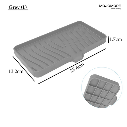 MOJOMORE Soap Holders Dishes for Bar Soap Sponge Holder Kitchen Sink Silicone Sponge holder