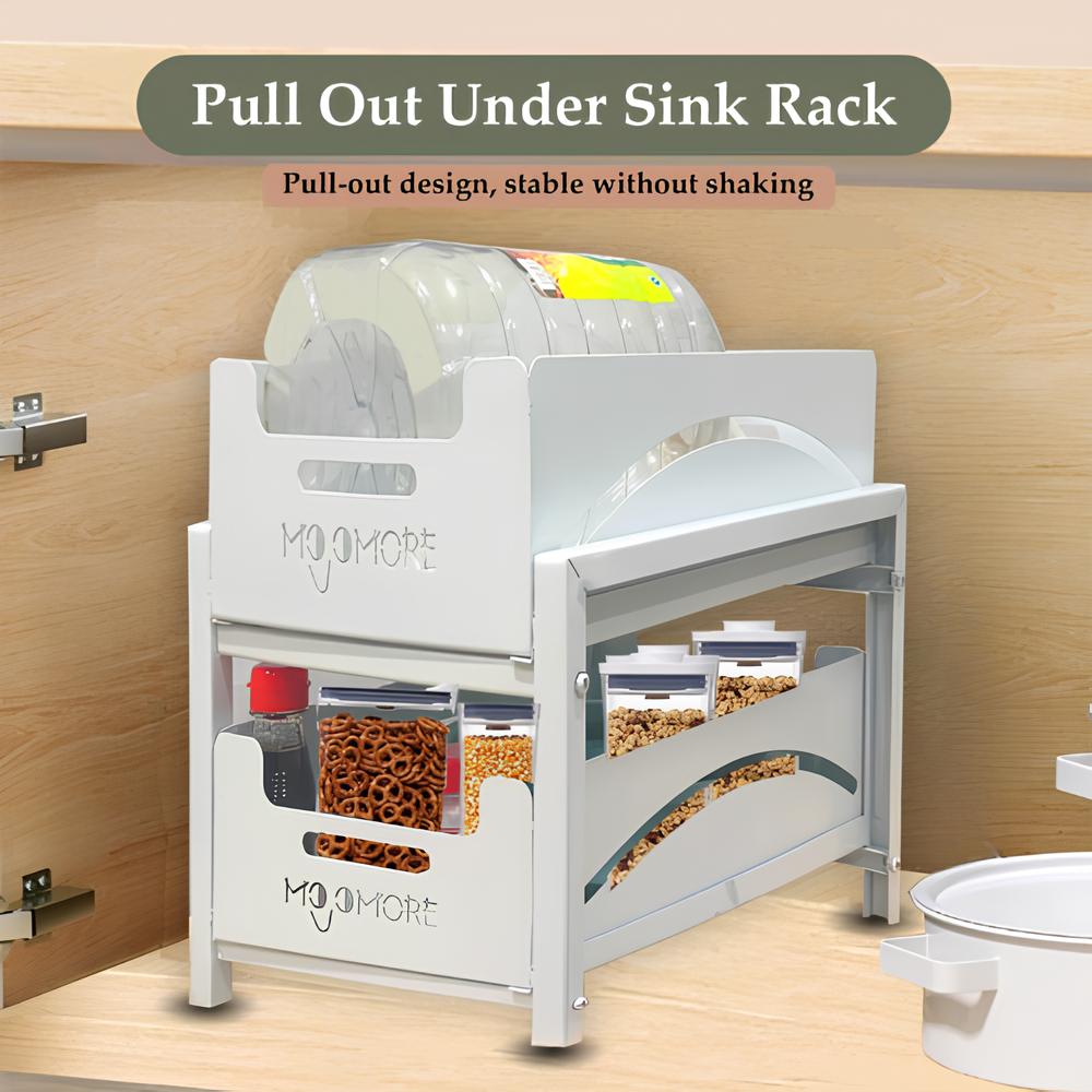 Pull-Out Under Sink Rack