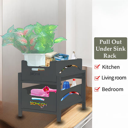 Pull-Out Under Sink Rack