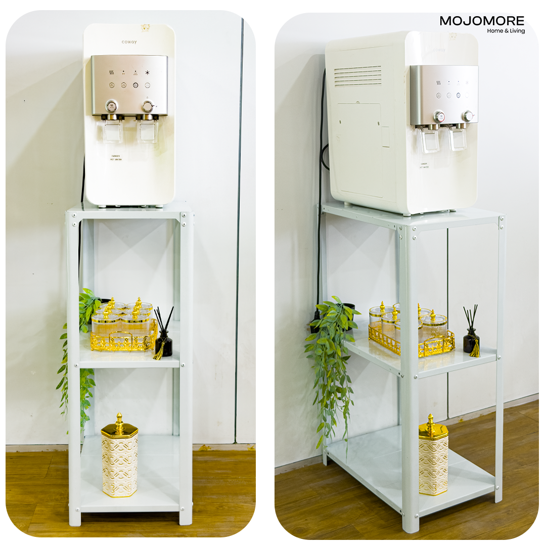 MOJOMORE Curve Multipurpose 3 Layer Heavy Duty Water Filter Purifier Rack Rak Cuckoo Meja Coway