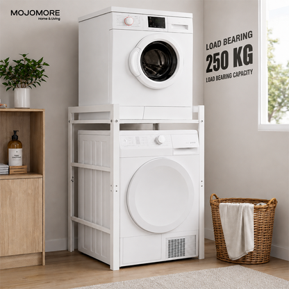 MOJOMORE Washing Drum Floor Machine Rak Dishwasher Microwave Oven Dryer Storage Shelf rak mesin basuh