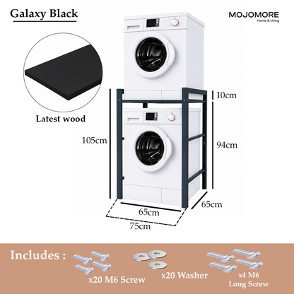MOJOMORE Washing Drum Floor Machine Rak Dishwasher Microwave Oven Dryer Storage Shelf rak mesin basuh