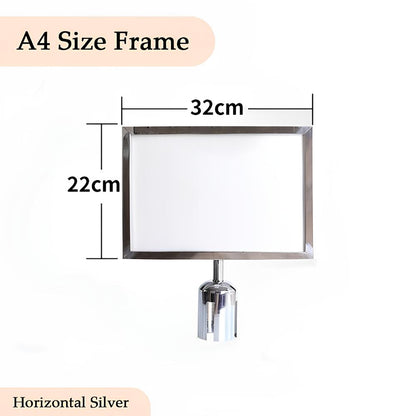 Stainless Steel Queue Up Stand