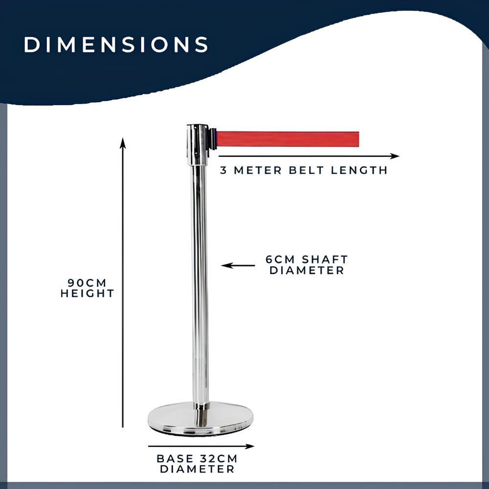 Stainless Steel Queue Up Stand