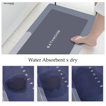 MOJOMORE 30x40/40x60/50x60 Anti Slip Kitchen Absorbent Mat Drying Pad Table Sink Dining Alas Pinggan Mej
