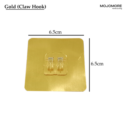 Mojomore Wall Hooks Seamless Screw, No-Punch Strong Adhesive Hook Screws ,Kitchen Bathroom Brackets Fixed Nail,Reusable