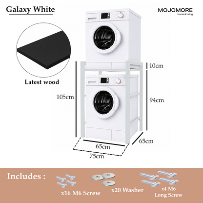 MOJOMORE Washing Drum Floor Machine Rak Dishwasher Microwave Oven Dryer Storage Shelf rak mesin basuh