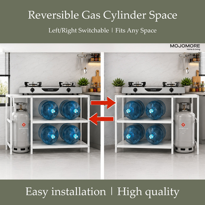 Mojomore Rak Dapur Gas Serbaguna Kitchen Rack Shelf Rak Air Coway Oven Dapur Masak Meja Coway